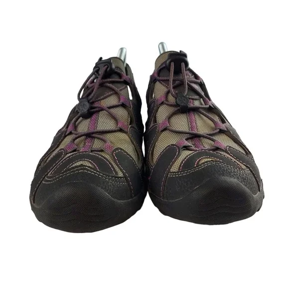 Northside Burke II Sport Sandals Women 9 Gray Purple Hiking Water Shoes 214004W - Picture 2 of 9
